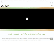 Tablet Screenshot of drgailobgyn.com